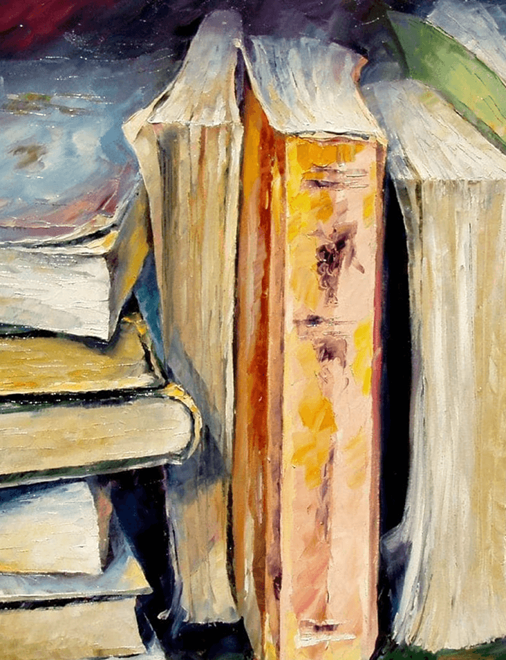 Books painting